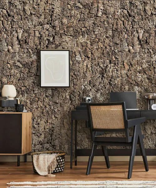 roccia eco acoustic cork wall panel for office