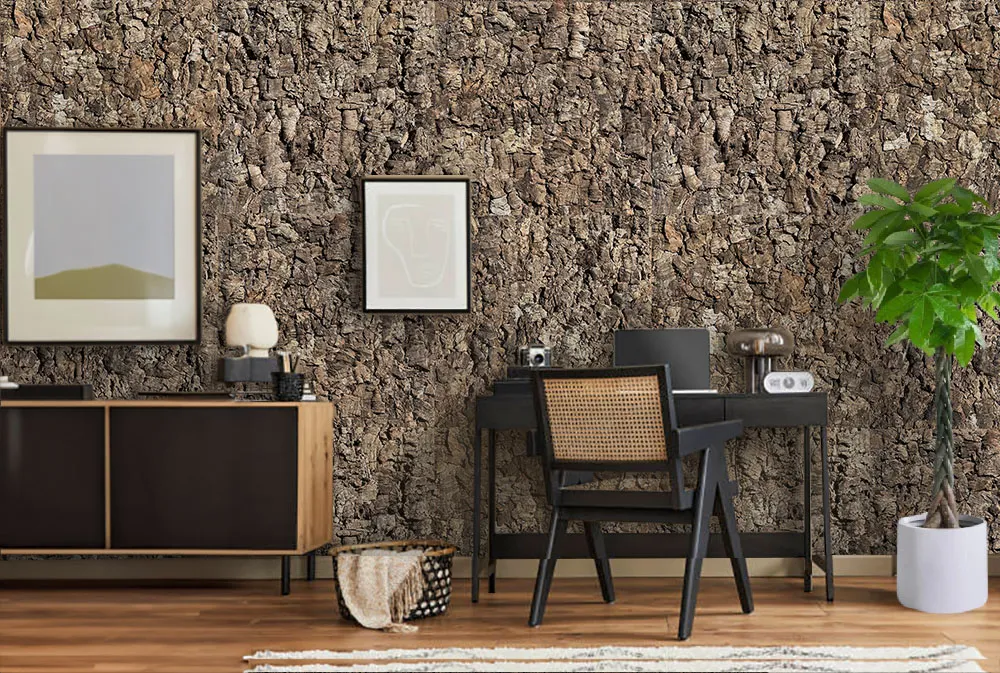 Roccia Hdf - 1 7/64&Quot;(28Mm) - Cork Wall Panels (Wrocc28) Roccia Eco Acoustic Cork Wall Panel For Office