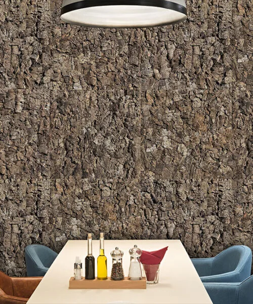 Roccia Hdf - 1 7/64&Quot;(28Mm) - Cork Wall Panels (Wrocc28) Roccia Eco Acoustic Cork Wall Panel For Restaurant