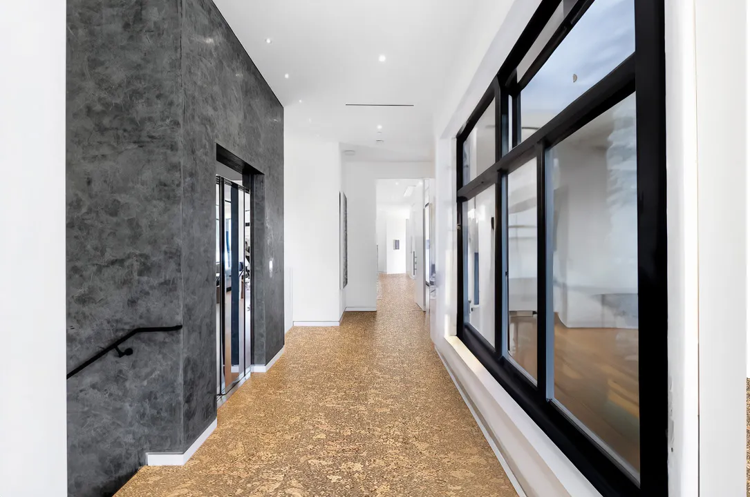 Rococo - 1/2&Quot; (12Mm) - Cork Floating (Froco12) Rococo Cork Floor Multi Family Building Hallway Elevated Idea