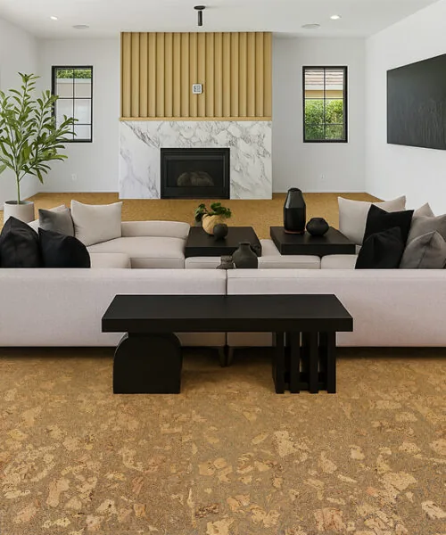 Rococo Cork Flooring For Reduce Dust Allergies