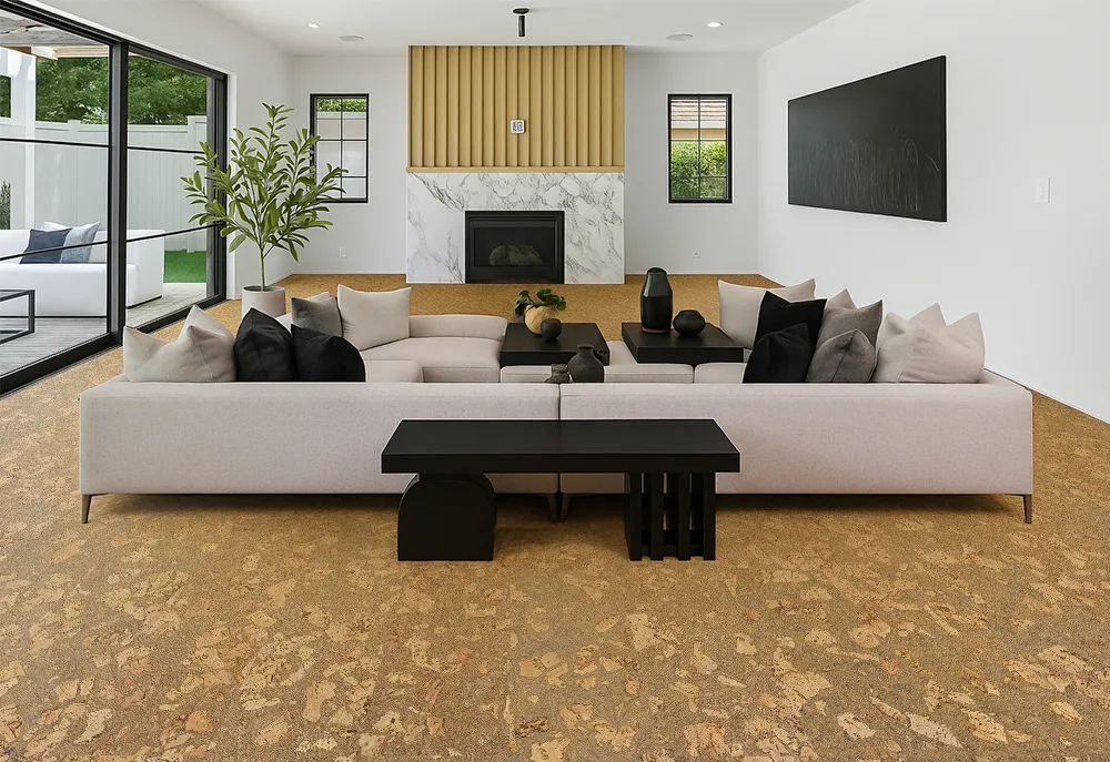 Rococo - 1/2&Quot; (12Mm) - Cork Floating (Froco12) Rococo Cork Flooring For Reduce Dust Allergies
