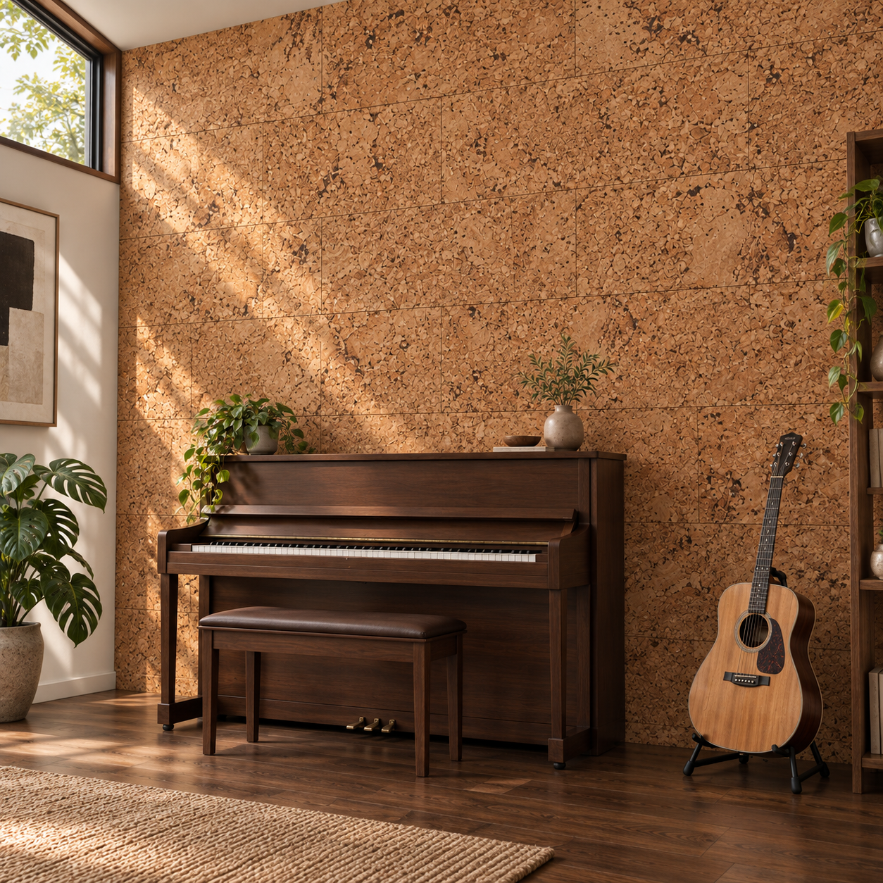 Salami — 8mm glue-down cork tile (floor & wall)