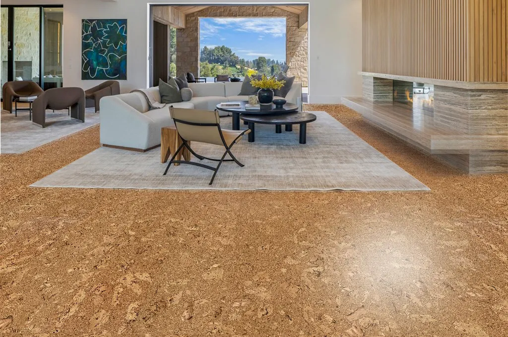 Salami Cork Flooring For Green Building Material