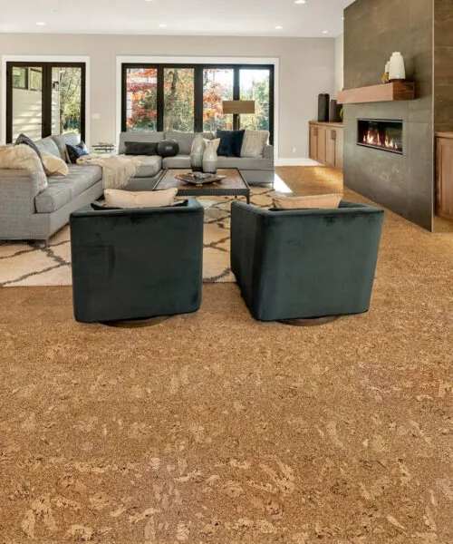 Salami Warm Confortable Cork Floor Hypoallergenic Homes
