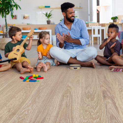 sandstorm swiss design cork flooring for daycare commercial floor