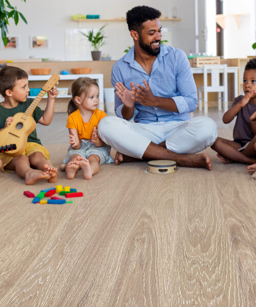 sandstorm swiss design cork flooring for daycare commercial floor