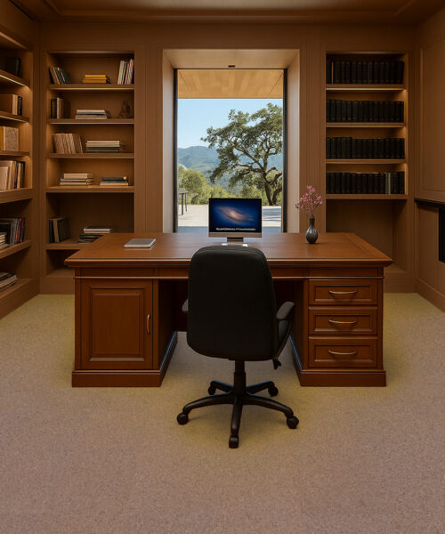 Shoreline Cork Flooring For Home Office Sound Insulation Stain-Resistant Finish