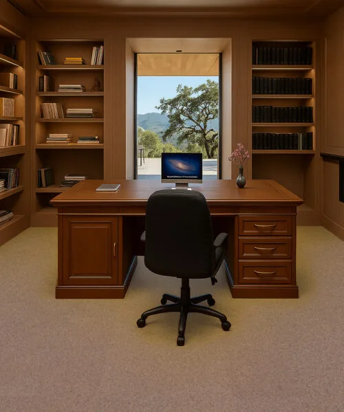 Shoreline Cork Flooring For Home Office Sound Insulation Stain-Resistant Finish