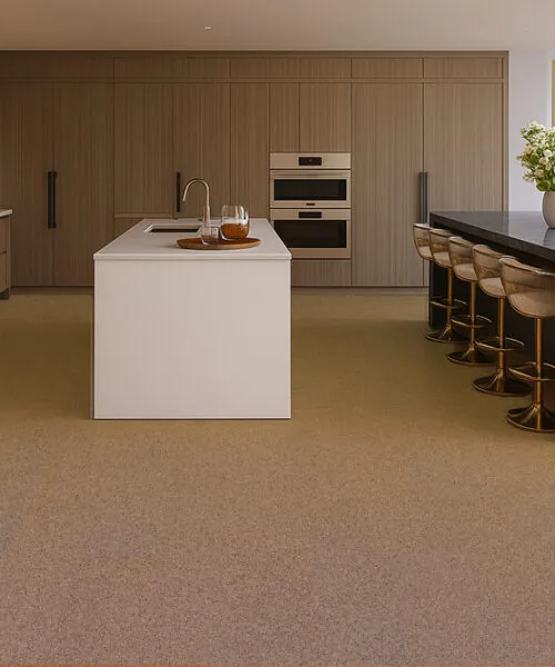 shoreline cork floors for modern kitchen soft and comfortable underfoot