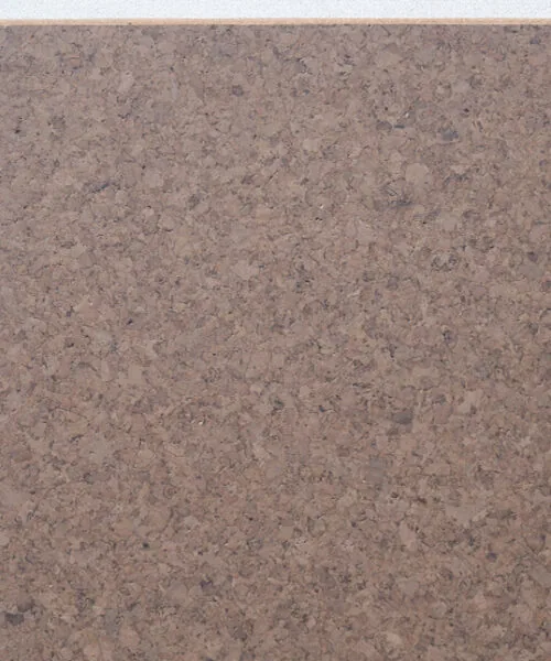 Shoreline 10mm cork floating flooring featuring natural brown cork texture with authentic cork granules, providing a warm, comfortable, and eco-friendly floor surface.