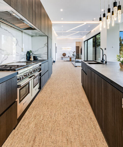 Silver Birch - 1/2&Quot; (12Mm) - Cork Floating (Fsb12) Silver Birch Forna Cork Flooring Tiles Reduce Noise Fast Installation Eco-Friendly Design Kitchen