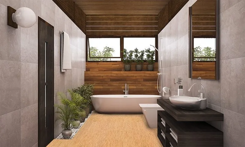 Silver Birch Forna Cork Modern Bath Room