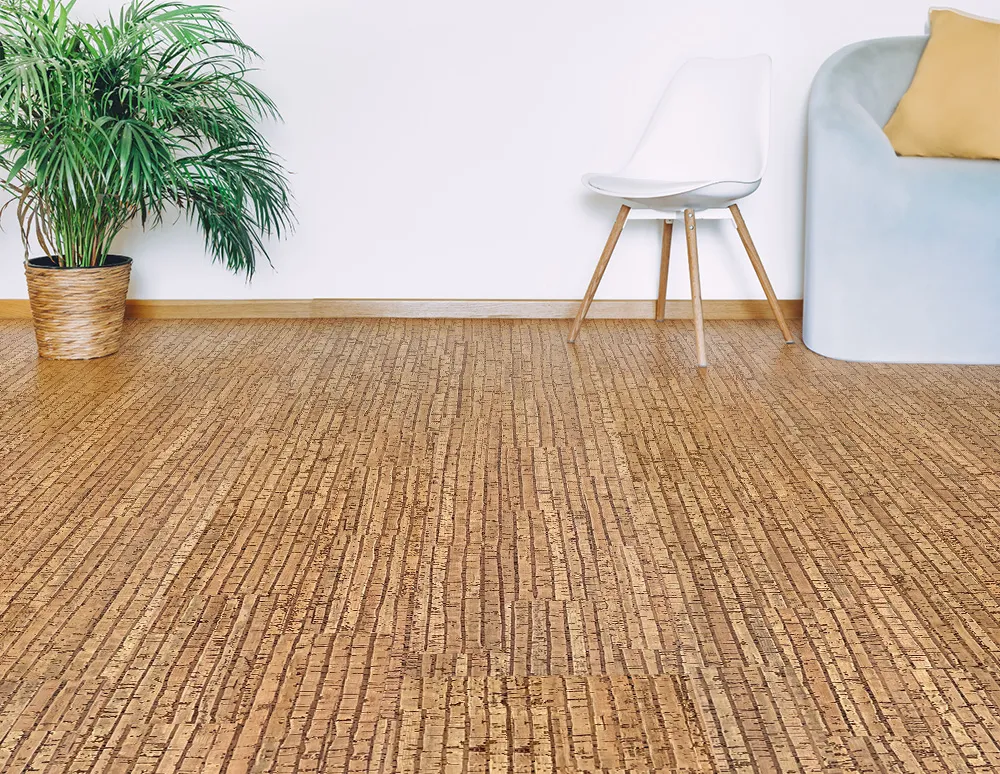 Sisal - 1/2&Quot; (12Mm) - Cork Floating (Fsi12) Sisal Forna Cork Flooring Green Interior Allergen-Free Flooring