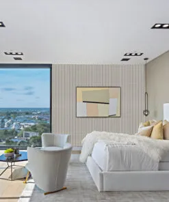 Slat Perla 3D Acoustic Wall Ceiling Tiles Decorative Sound Diffuser Panels Bed Room