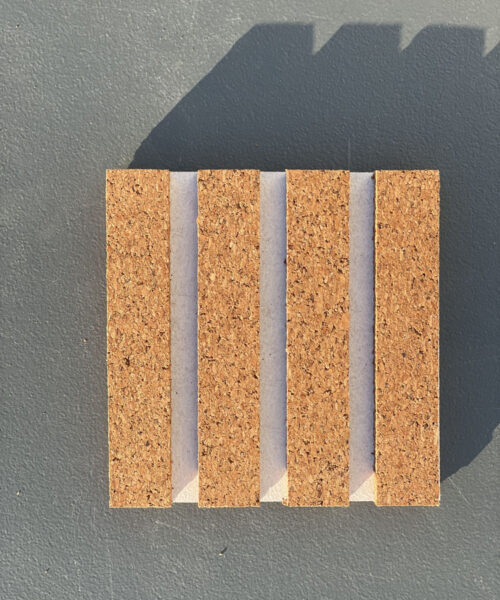 Slat White Natural – 43/64″ (3D Panel)