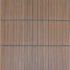 Slatwall dark natural colour slats cork wall panels.