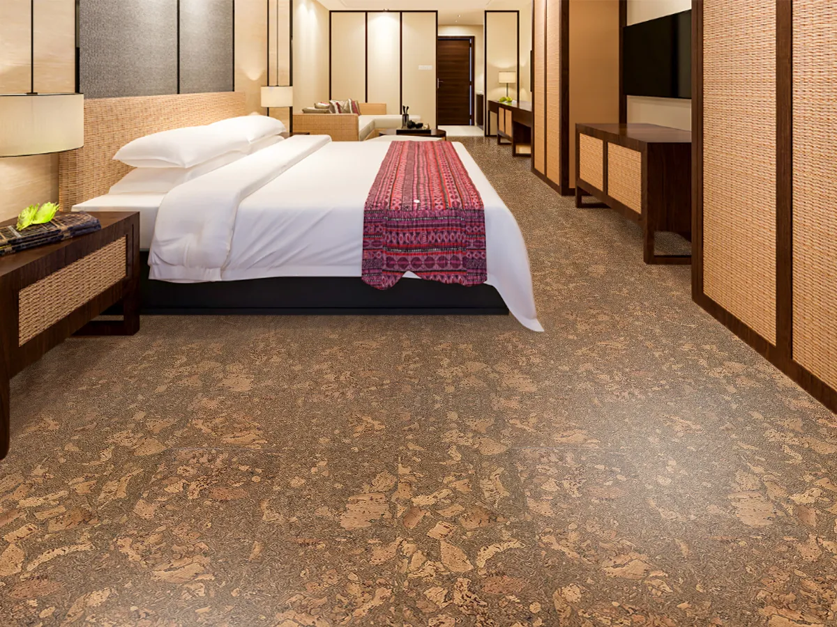 Tasmanian Burl - 1/2&Quot; (12Mm) - Cork Floating (Ftbu12) Tasmanian Cork Flooring Bedroom Modern Interior Design Soundproofing Floors
