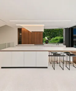 Terrazzo Cork Flooring Resilient Dinning Room