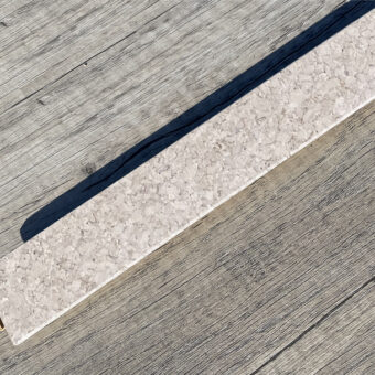 Terrazzo cork flooring t molding transition threshold.