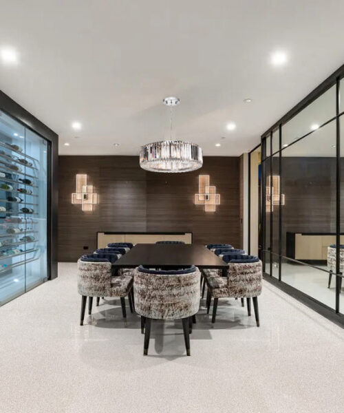 Terrazzo Cork Flooring Wine Cellar Floor