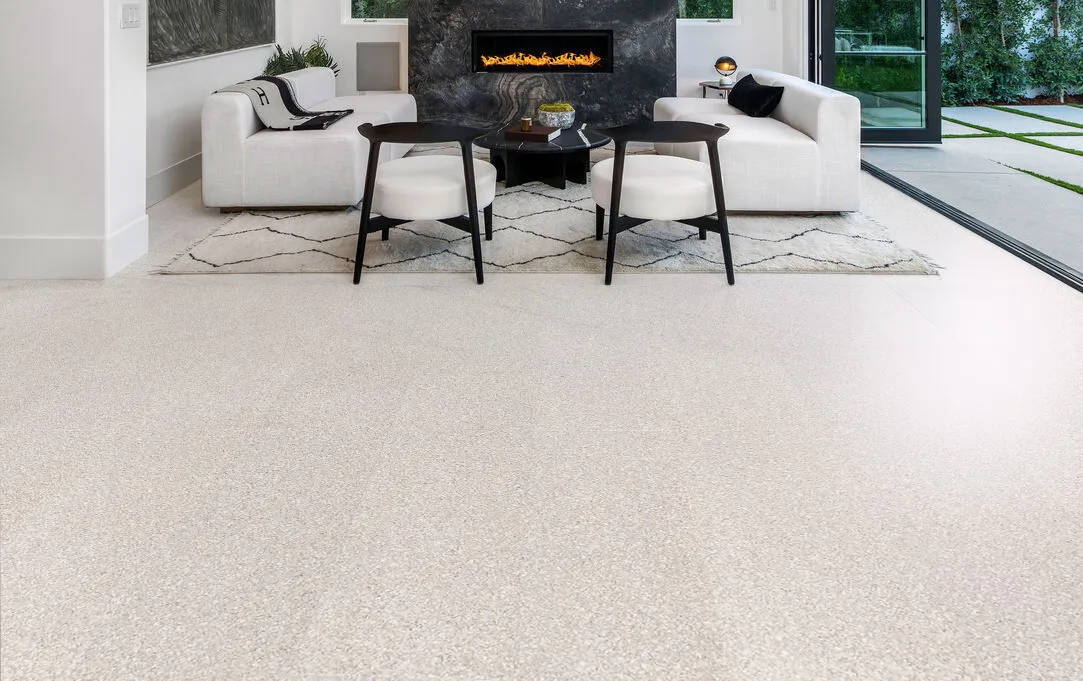 Terrazzo - 25/64&Quot; (10Mm) - Cork Floating (Fte10) Terrazzo White Cork Comfort Flooring For Eco-Conscious Consumers