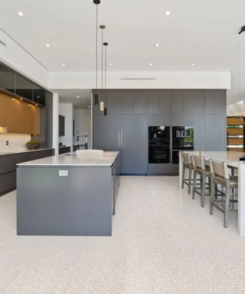 Terrazzo - 25/64&Quot; (10Mm) - Cork Floating (Fte10) Terrazzo White Cork Flooring Kitchen