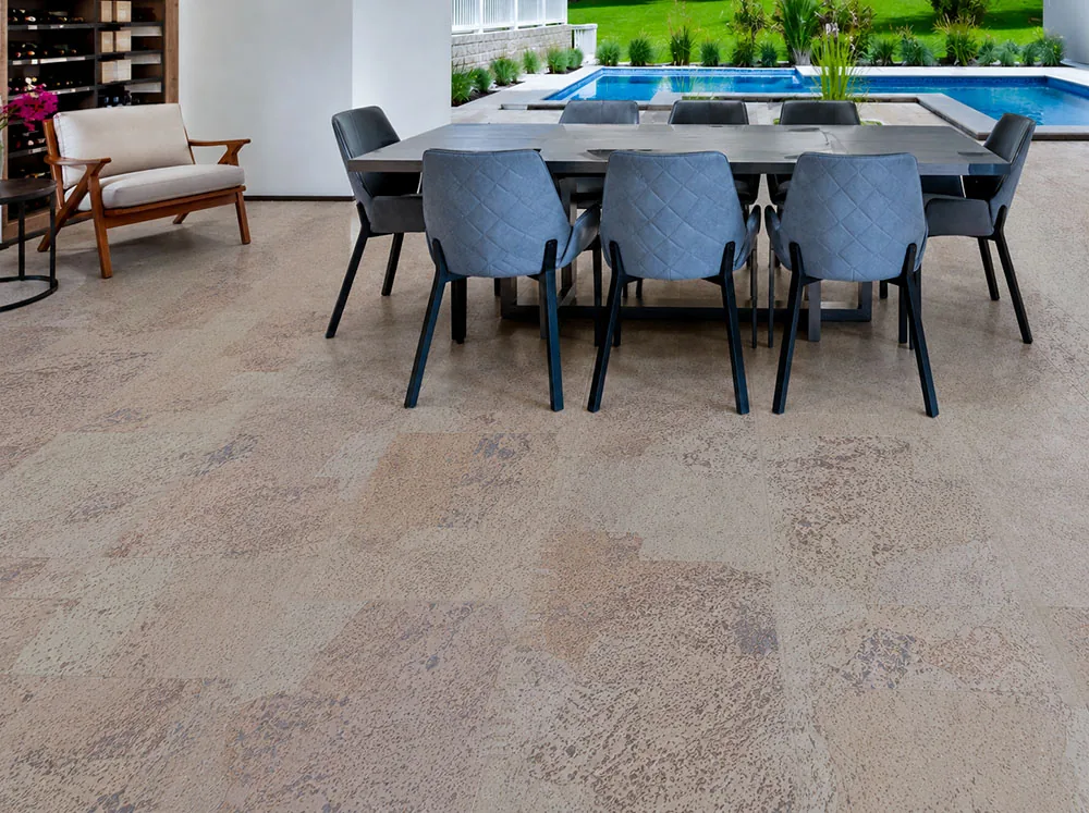 Travertine - 7/16&Quot;(11Mm) - Swiss Real Cork Floating (Ftrav11) Travertine – 7/16″ (11Mm) (Cork Floating) - Image 2