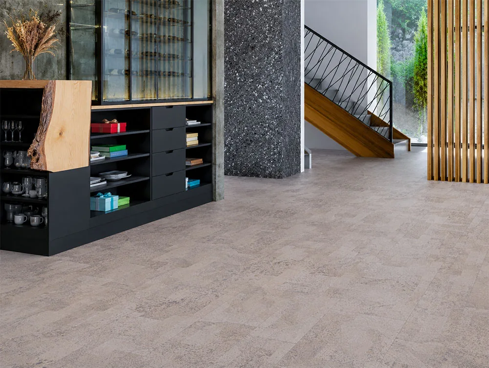 Travertine - 7/16&Quot;(11Mm) - Swiss Real Cork Floating (Ftrav11) Travertine – 7/16″ (11Mm) (Cork Floating) - Image 7