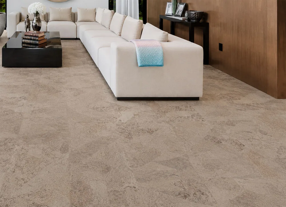 Travertine - 7/16&Quot;(11Mm) - Swiss Real Cork Floating (Ftrav11) Travertine – 7/16″ (11Mm) (Cork Floating) - Image 4