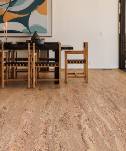 Umber Cork Flooring Swiss Kitchen Water Resistance Comfortable Warm Home Eenovation Green Living