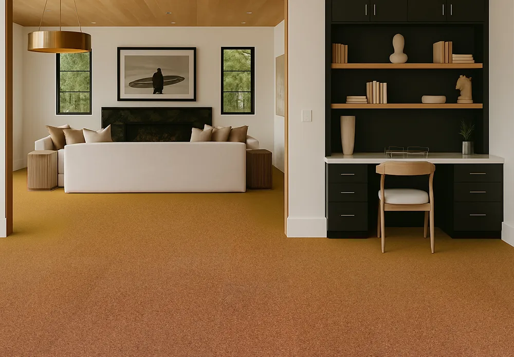 Venetian - 25/64&Quot; (10Mm) - Cork Floating (Fven10) Venetian Cork Flooring Stylish Cork Interior Livingroom Office