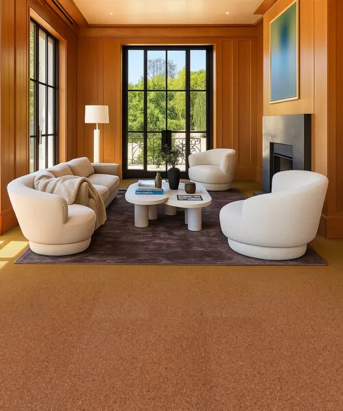 Venetian - 25/64&Quot; (10Mm) - Cork Floating (Fven10) Venetian Cork Flooring Warm Cork Surface Livingroom