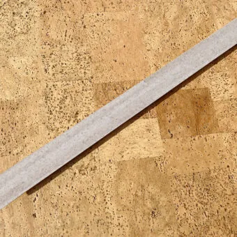 Vertical swiss custom manufactured cork stair nosing.