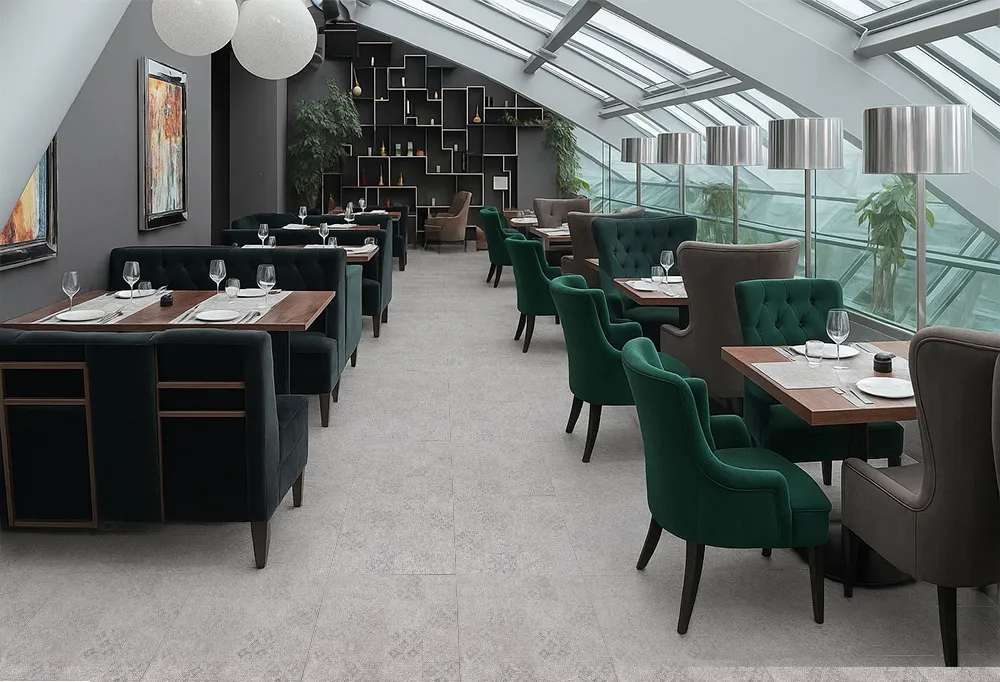 Vintage Stone Techslate Swiss Cement Flooring For Hotel Restaurant Commercial Waterproof