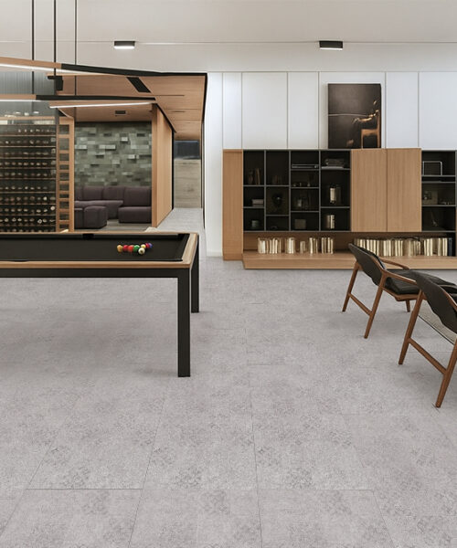 Vintage Stone Techslate Swiss Low Maintenance Flood-Proof Basement Flooring North America