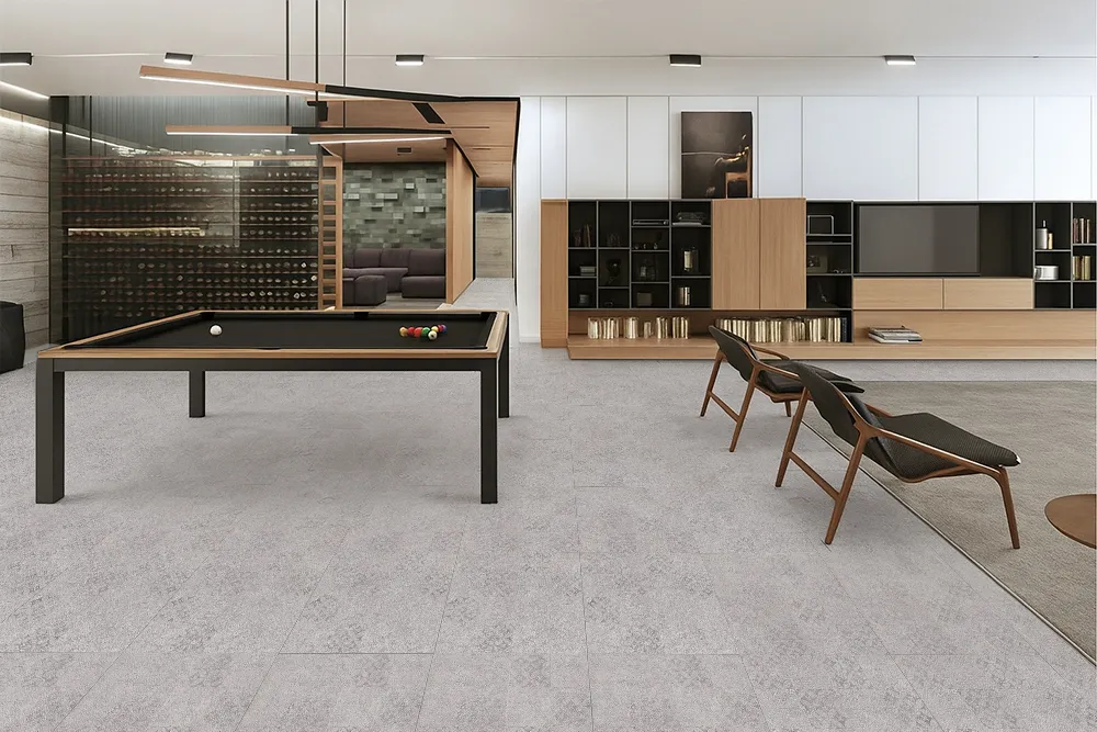 Vintage Stone Techslate Swiss Low Maintenance Flood-Proof Basement Flooring North America