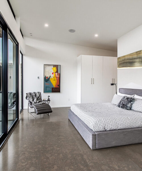 Walnut Burlwood Cork Floor Eco Home Bedroom