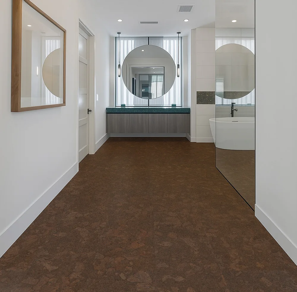 Walnut Burlwood - 5/16&Quot; (8Mm) - Cork Glue Down Tile (Gwbu8) Walnut Burlwood – 5/16″ (8Mm) (Glue Down) - Image 4