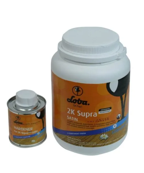 water based Polyurethane Loba 2K Supra A.T. at Litre no yellowing scratch resistance