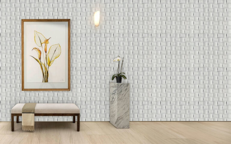 Eco Conscious Textured Wall Systems Reference: Wave White 25 32 20Mm 3D Cork Wall Panels Wwwh20