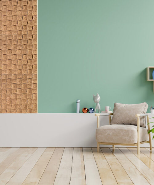 Wave Wood 25/32” (20Mm) 3D Acoustic Cork Wall Panels (Wwwo20) Wave Wood 3D Acoustic Wall Tiles