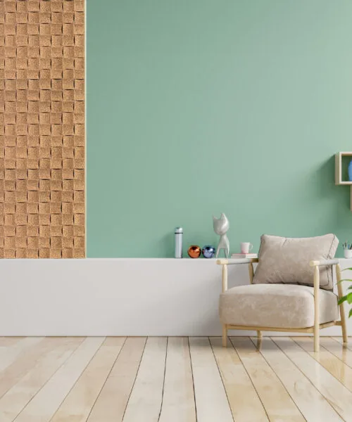 Wave Wood 25/32” (20Mm) 3D Acoustic Cork Wall Panels (Wwwo20) Wave Wood 3D Acoustic Wall Tiles