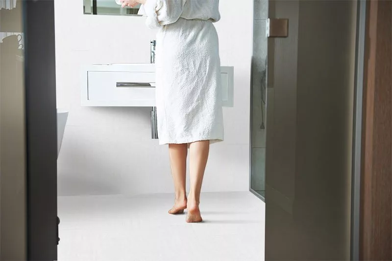 Best Bathroom Flooring - Cork Tile For Rest Of The House White Bamboo Cork Tiles Bathroom Wall Tiles Hotel Comfortable Green Luxury