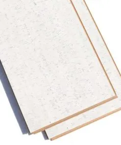 White Floor Bamboo Cork Floating Click