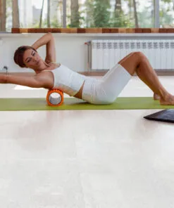 white leather cork flooring in home yoga space a warm and soft foundation resilient