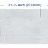 Whitewash brick cork wall tile size.