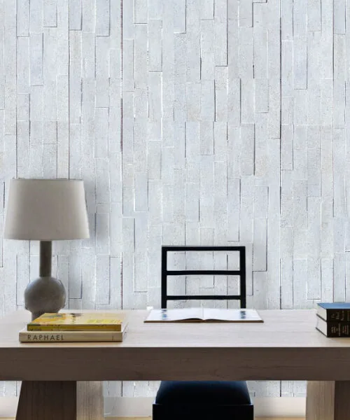 whitewashed brick cork acoustic tiles for offices