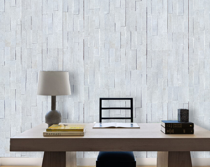 Grey Cork Brick Wall Tile