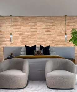 Wood Bricks Forna Acoustic Cork Wall Sound-Absorbing Qualities Bedroom